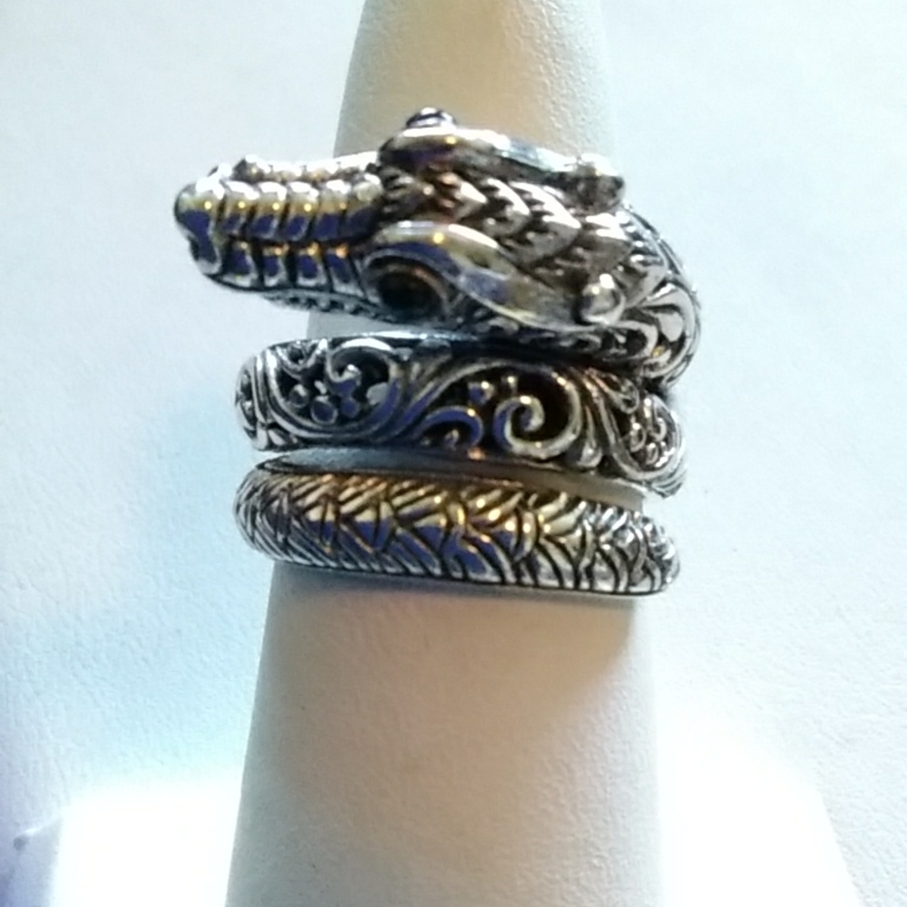 Opal Dragon Ring - image 1